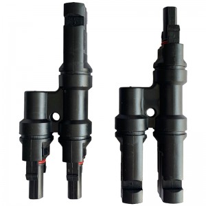 Conector Photovoltaico de 2 to1 del conector solar de 2 a1 para el conector de la conexión del panel solar y el conector hembra