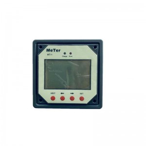 Medidor remoto LCD para reguladores de controlador de carga solar de doble batería MT-1 con control remoto gigante de cable de 10 m