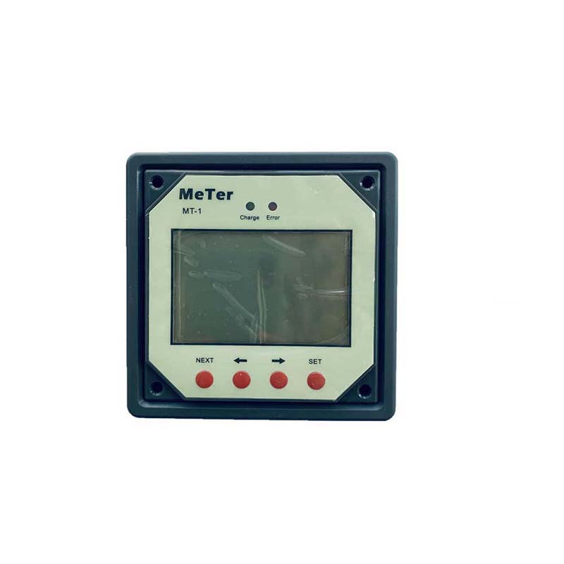Medidor remoto LCD para reguladores de controlador de carga solar de doble batería MT-1 con control remoto gigante de cable de 10 m