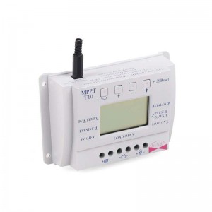 Controlador regulador de carga de panel solar PWM 20A 10A T10 T20 12V 24V AUTO LCD LIGHT Y TEMPORIZADOR DUAL